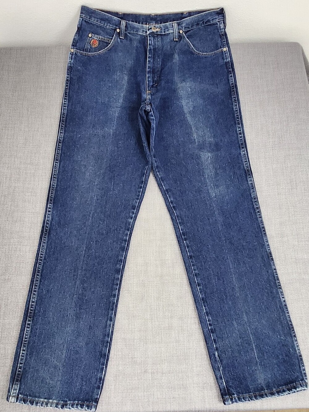 Vintage Wrangler Twenty Straight Leg 100% Cotton Denim Jeans 38 × 34.